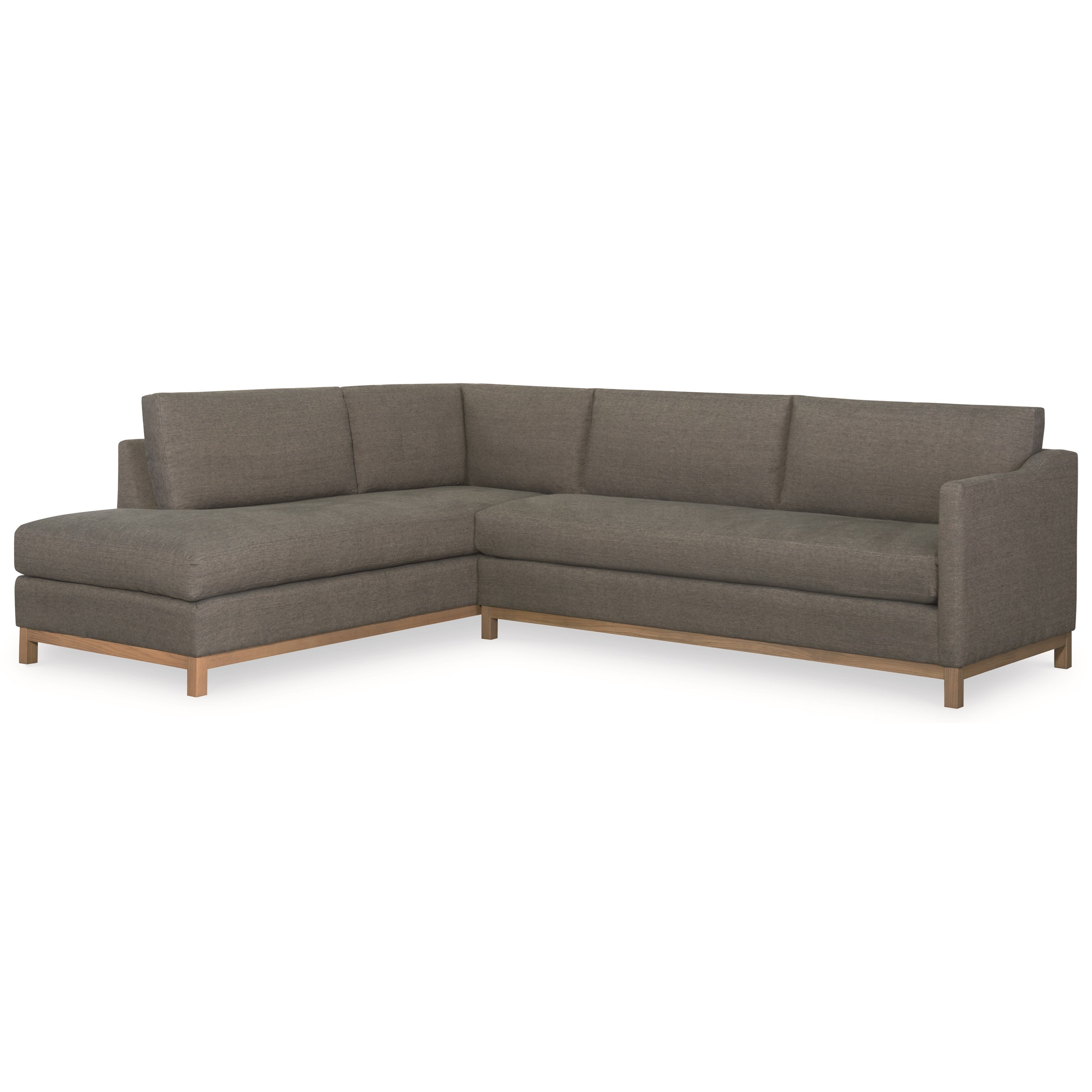 C.R. Laine Ryan Contemporary Two Piece Sectional Sofa with Chaise